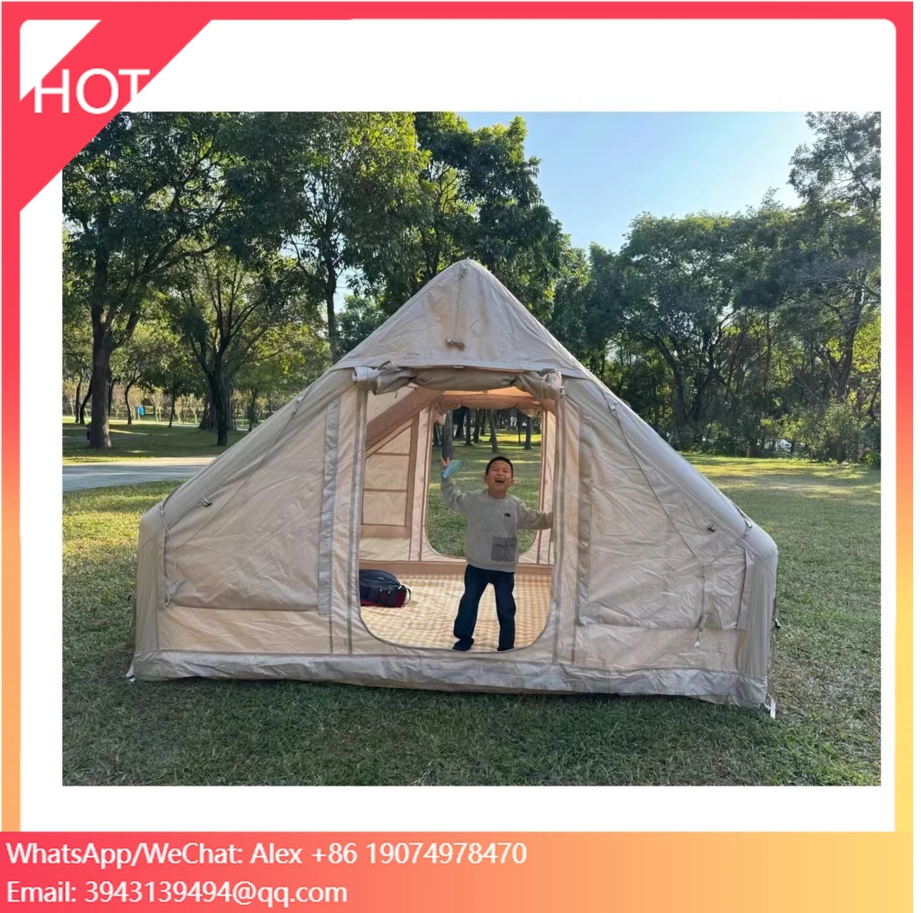 Large Outdoor Family Waterproof Durable Airtight House Travel Air Inflatable Tent For Camping
Large Outdoor Family Waterproof Durable Airtight House Travel Air Inflatable Tent For Camping