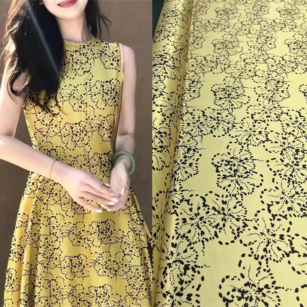 New High-end and Atmospheric Elastic Twill Silk Fabric Dress Shirt Mulberry Silk Natural Sewing Handmade Fabric By The Yard Div
New High-end and Atmospheric Elastic Twill Silk Fabric Dress Shirt Mulberry Silk Natural Sewing Handmade Fabric By The Yard Div