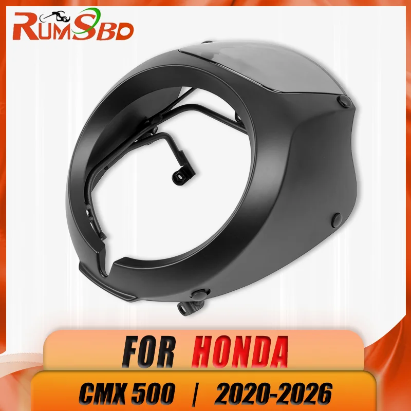 For Honda Rebel CM500 CMX300 500 2020-2026 2025 2024 2023 Motorcycle Headlight Cowl Windshield Headlamp Fairing Mask Cover Guard
For Honda Rebel CM500 CMX300 500 2020-2026 2025 2024 2023 Motorcycle Headlight Cowl Windshield Headlamp Fairing Mask Cover Guard
