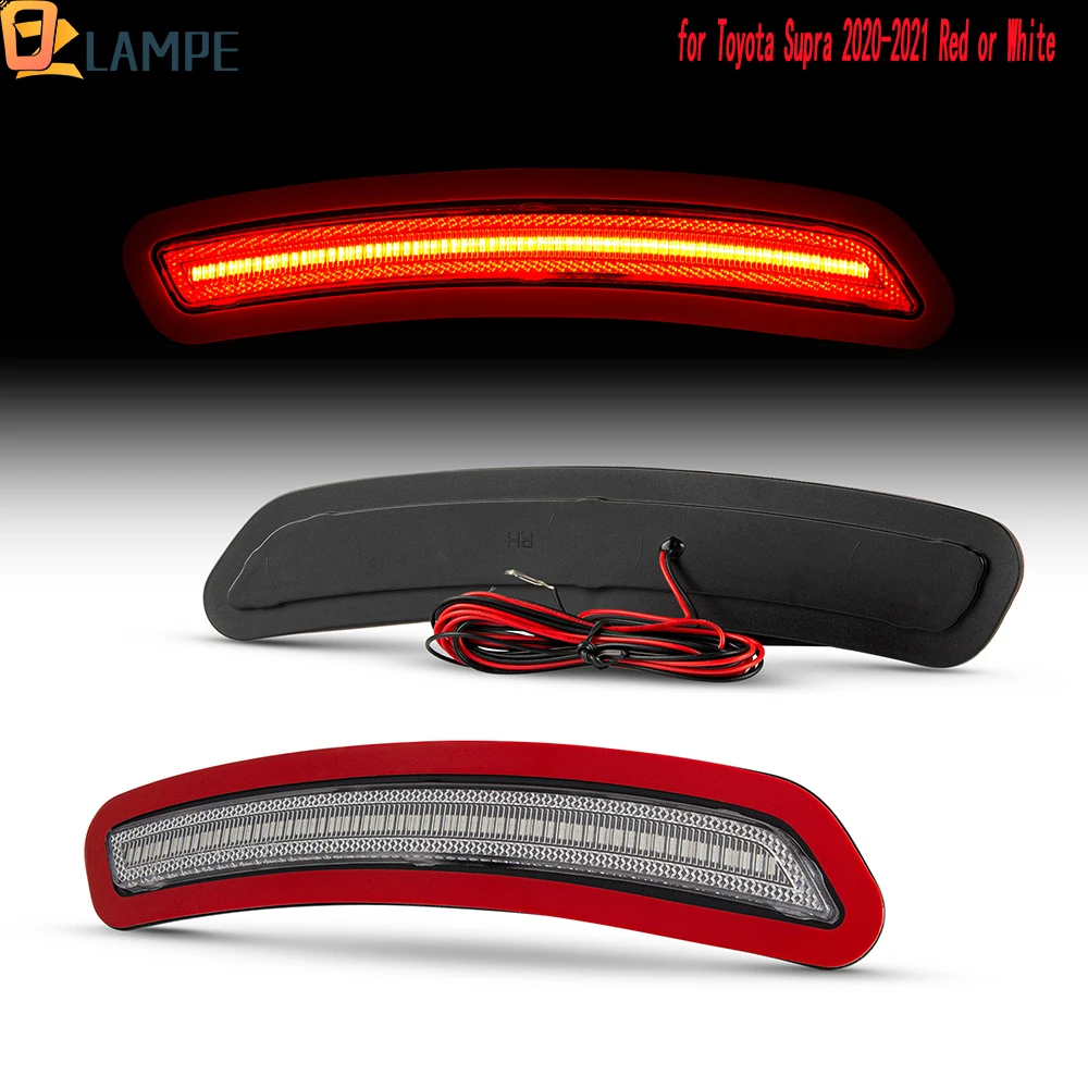 2PCS 72 Leds Red Side Marker Lamp For Toyota Supra 2020-2021 Rear Bumper Reflector Light Led Fender Flare Bulb
2PCS 72 Leds Red Side Marker Lamp For Toyota Supra 2020-2021 Rear Bumper Reflector Light Led Fender Flare Bulb