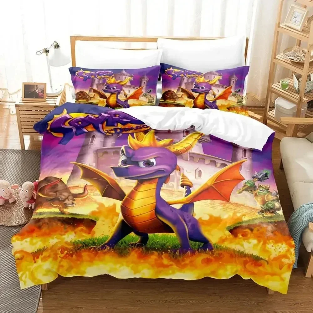 Spyro Reignited Triology Bedding Set for Adults Boys Duvet Cover Bed Set Single Twin Full Queen bedding set Soft and comfortable
Spyro Reignited Triology Bedding Set for Adults Boys Duvet Cover Bed Set Single Twin Full Queen bedding set Soft and comfortable