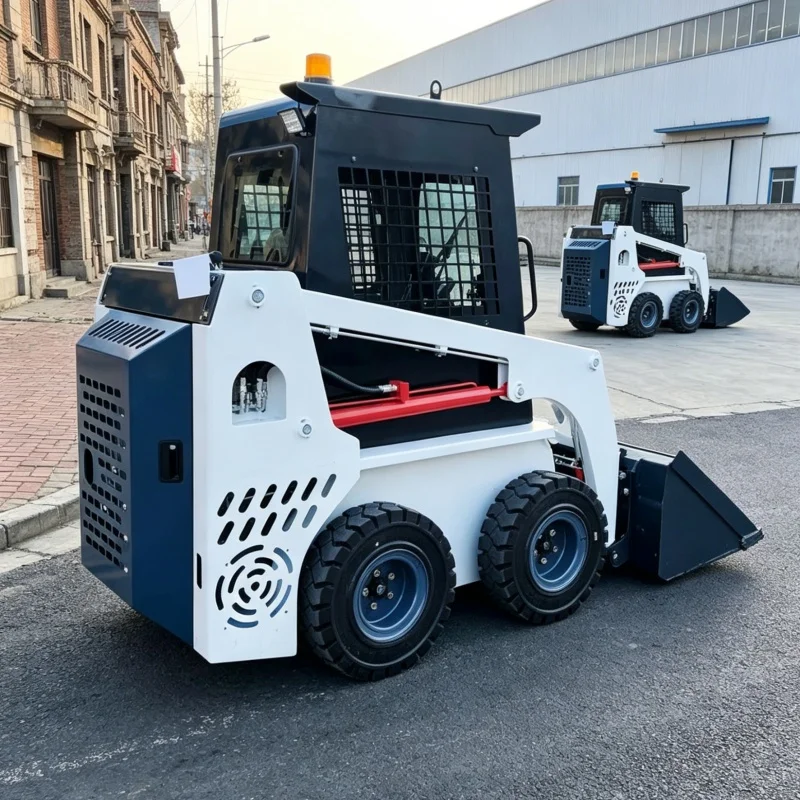Customized Earthmoving Skid Steer Loader, Ride-on Multifunctional Skid Equipment for Mining and Courtyard Construction
Customized Earthmoving Skid Steer Loader, Ride-on Multifunctional Skid Equipment for Mining and Courtyard Construction