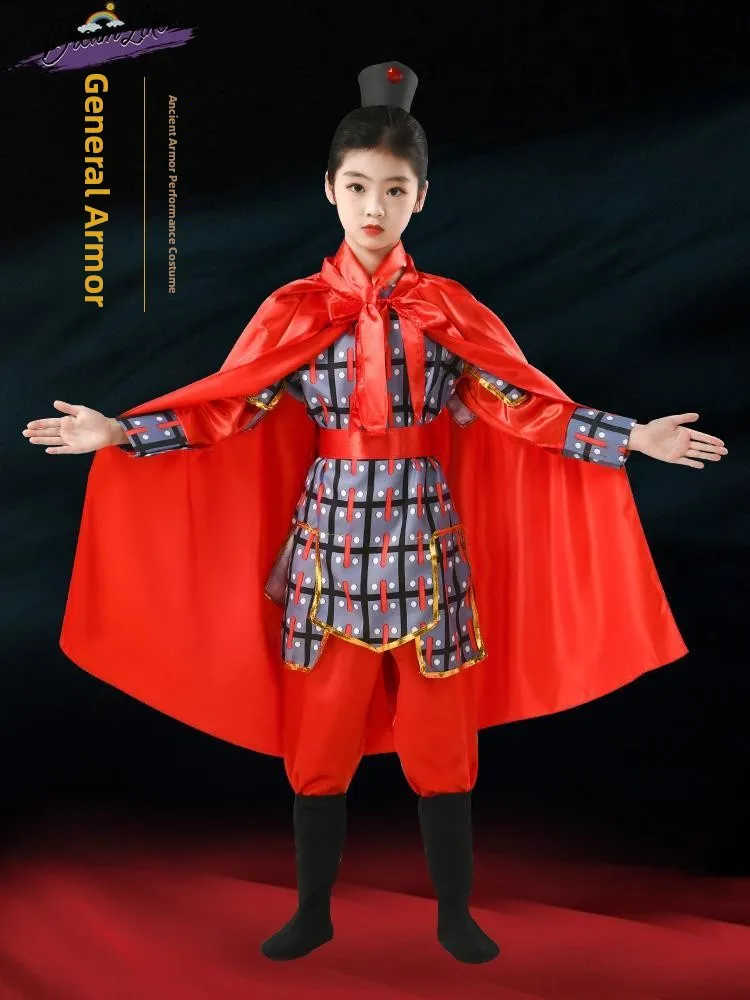 Children's Ancient Soldier Costume Yue Fly Armor Performance Outfit General ow Huamu Lan M Version Traditional C...
Children's Ancient Soldier Costume Yue Fly Armor Performance Outfit General ow Huamu Lan M Version Traditional C...