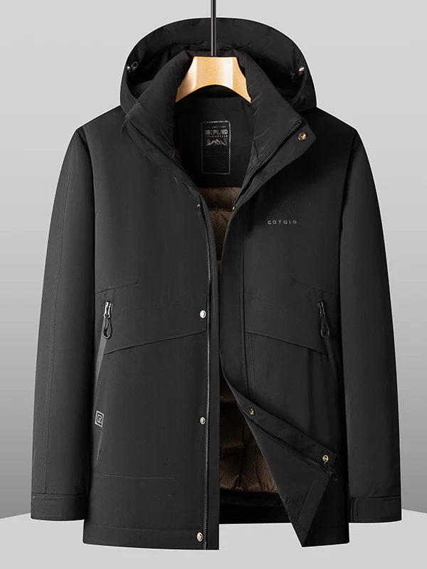 ex Quilted Jaet Winter Outerwear Du down Padded Coat Faionable Removable Hood Thiened Large Size Men's Parka
ex Quilted Jaet Winter Outerwear Du down Padded Coat Faionable Removable Hood Thiened Large Size Men's Parka