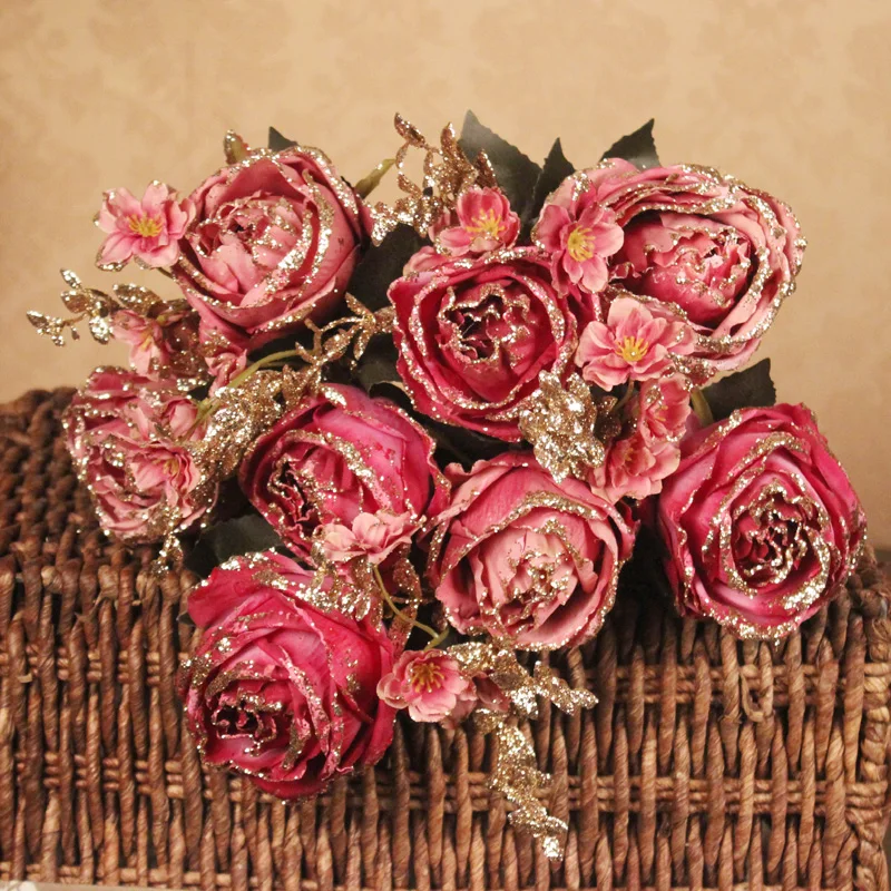 Simulation Peony Flower Set Fake Flower Living Room Bonsai European Silk Flower
Simulation Peony Flower Set Fake Flower Living Room Bonsai European Silk Flower