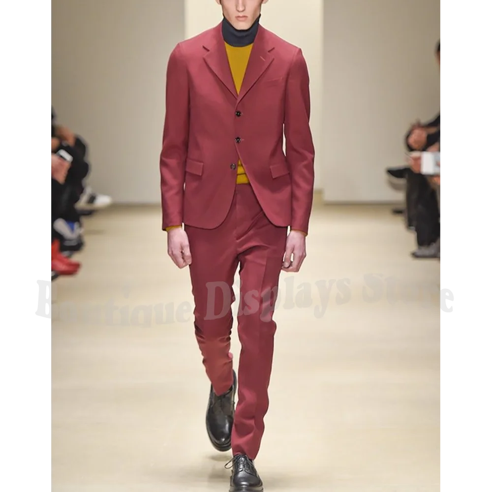 Modish Notch Lapel Men Suit Two Pieces High Quality Minimalist Single Breasted Model Show Daily Party Prom Casual Male Set
Modish Notch Lapel Men Suit Two Pieces High Quality Minimalist Single Breasted Model Show Daily Party Prom Casual Male Set