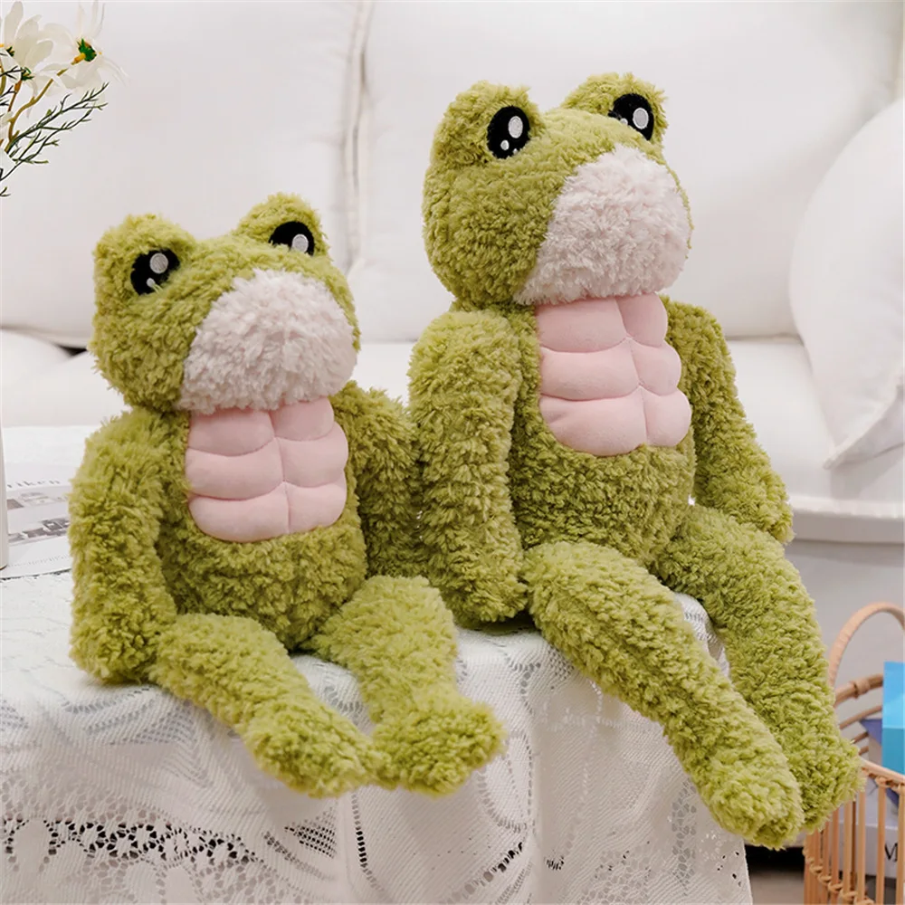 35/45cm Cute Musle Frog Plush Toy Soft Stuffed Pillow Animal Plush Doll Birthday GIfts For Kids Home Decoration
35/45cm Cute Musle Frog Plush Toy Soft Stuffed Pillow Animal Plush Doll Birthday GIfts For Kids Home Decoration