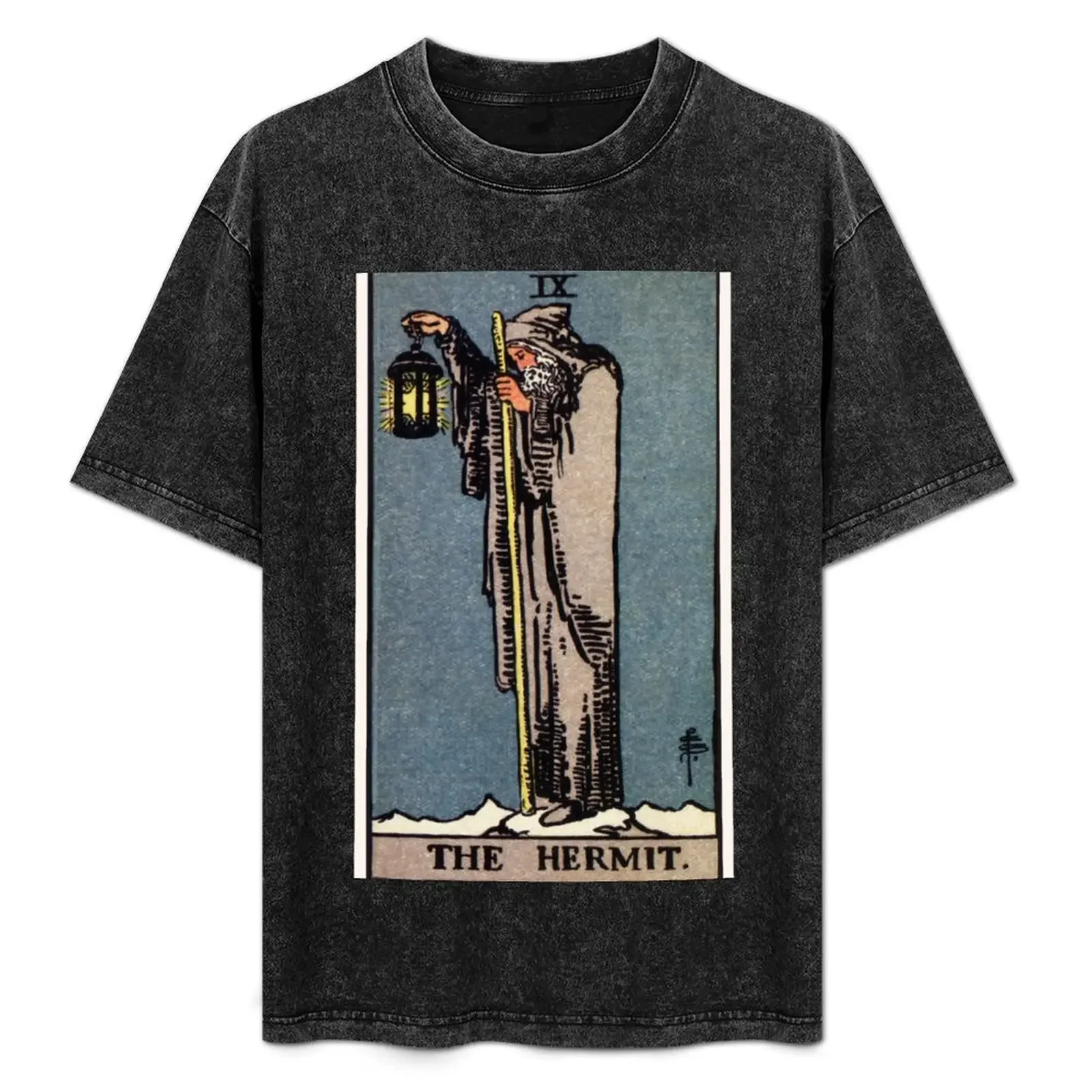 IX. The Hermit Tarot Card T-Shirt Water Resistant Casual T-Shirt
IX. The Hermit Tarot Card T-Shirt Water Resistant Casual T-Shirt