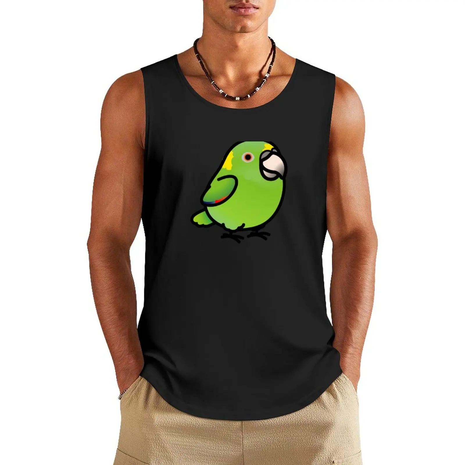 Chubby Yellow-naped Amazon Tank Top gym Men's t-shirts Men's clothing brands T-shirt man
Chubby Yellow-naped Amazon Tank Top gym Men's t-shirts Men's clothing brands T-shirt man