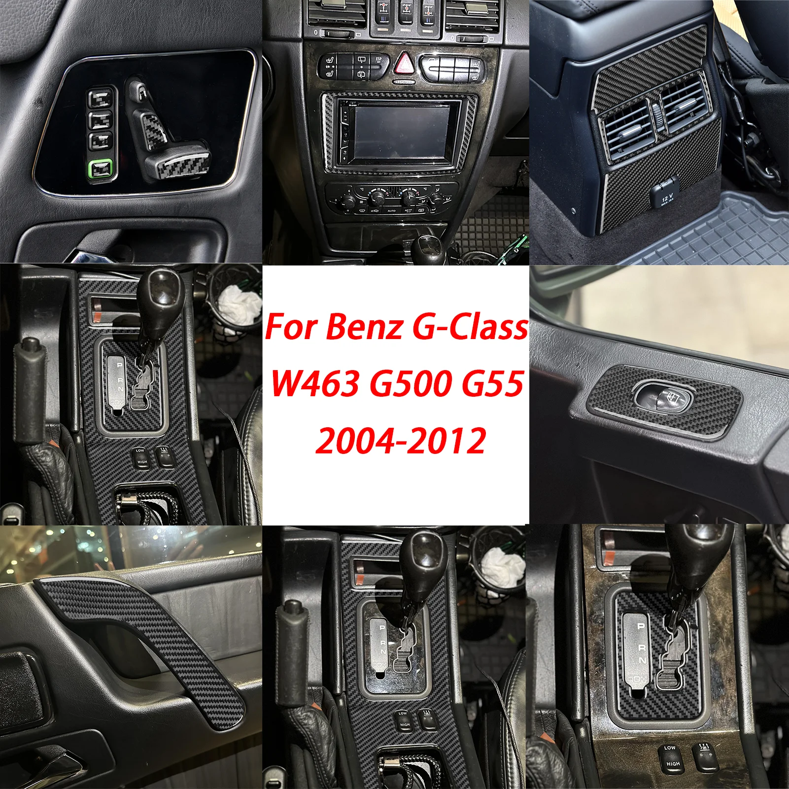 Real Carbon Fiber Sticker Navigation shift lift panel Car inside decorative Accessories For Benz G-Class W463 2004-2012
Real Carbon Fiber Sticker Navigation shift lift panel Car inside decorative Accessories For Benz G-Class W463 2004-2012