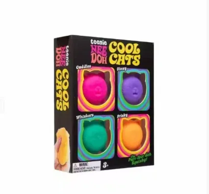 2026 NeeDoh Teenie Cool Cats 3 Pack Adorable Mini Cat Fidget Toys Soft Blind Box Bags Squishy Stress Relief Sensory Squeeze Toys
2026 NeeDoh Teenie Cool Cats 3 Pack Adorable Mini Cat Fidget Toys Soft Blind Box Bags Squishy Stress Relief Sensory Squeeze Toys