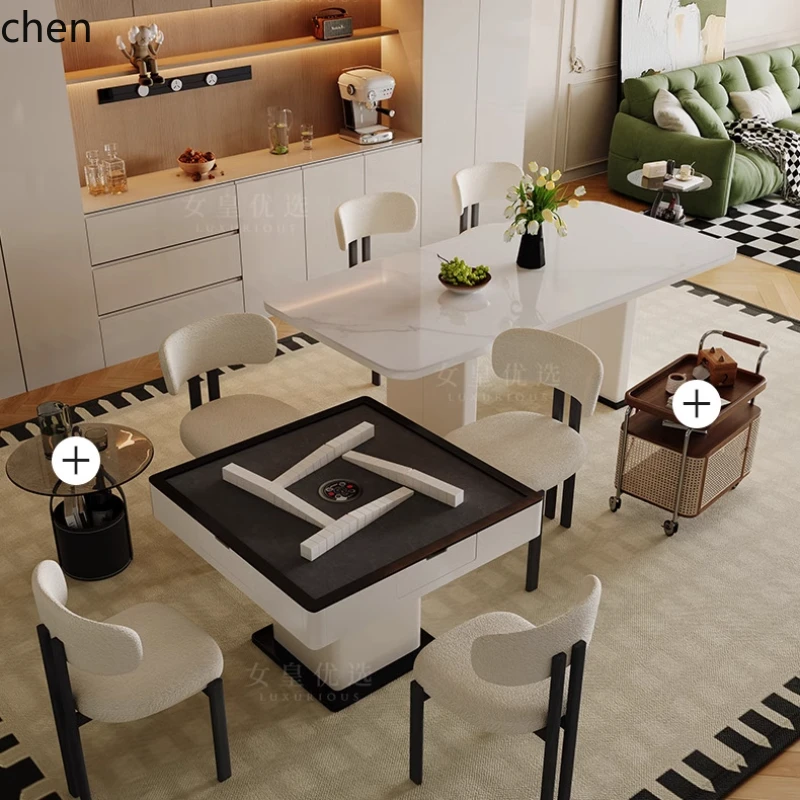 ZML automatic household mahjong table dining table dual-purpose dining table integrated rock slab living room mahjong machine
ZML automatic household mahjong table dining table dual-purpose dining table integrated rock slab living room mahjong machine