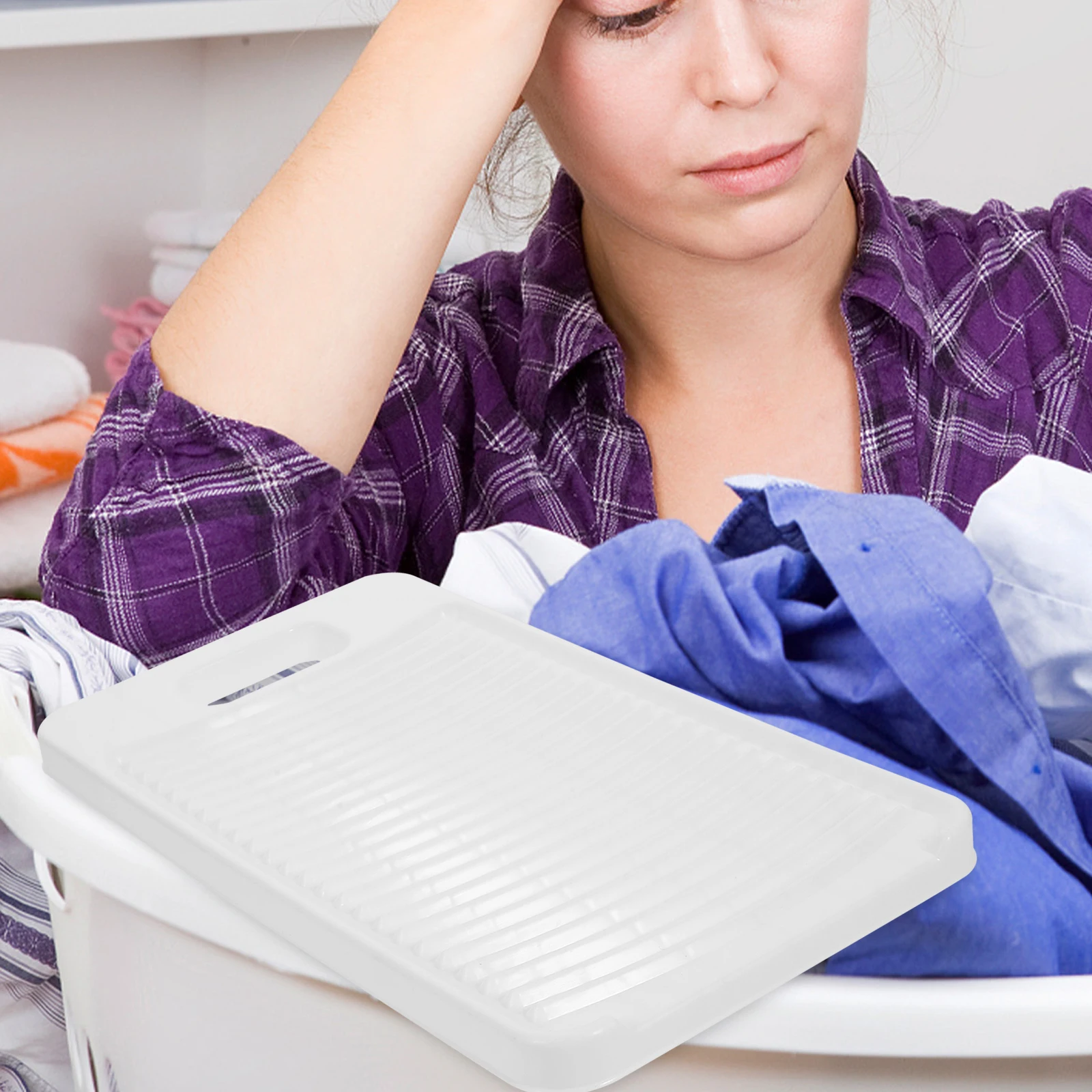 Anti-Slip Washboard Plastic Manual Washing Board For Hand Laundry Travel Portable Scrub Tool Hangable Small Washboard For
Anti-Slip Washboard Plastic Manual Washing Board For Hand Laundry Travel Portable Scrub Tool Hangable Small Washboard For