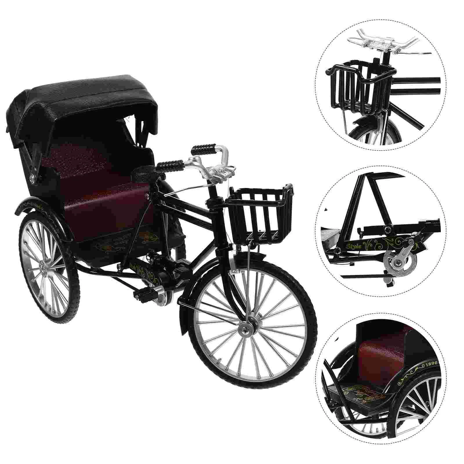 Rickshaw Model Car Decor Bicycle Table Small Tricycle Gift for Friends Party Ornaments Statue Jinrikisha Vintage Office
Rickshaw Model Car Decor Bicycle Table Small Tricycle Gift for Friends Party Ornaments Statue Jinrikisha Vintage Office