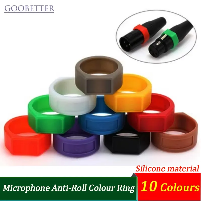 Microphone Anti-Roll Color Ring YS-CCR for YS136N/YS137N XLR Plug, Anti-Roll Ring Multicolor Marker Ring 10 Colors Anti-Slip
Microphone Anti-Roll Color Ring YS-CCR for YS136N/YS137N XLR Plug, Anti-Roll Ring Multicolor Marker Ring 10 Colors Anti-Slip