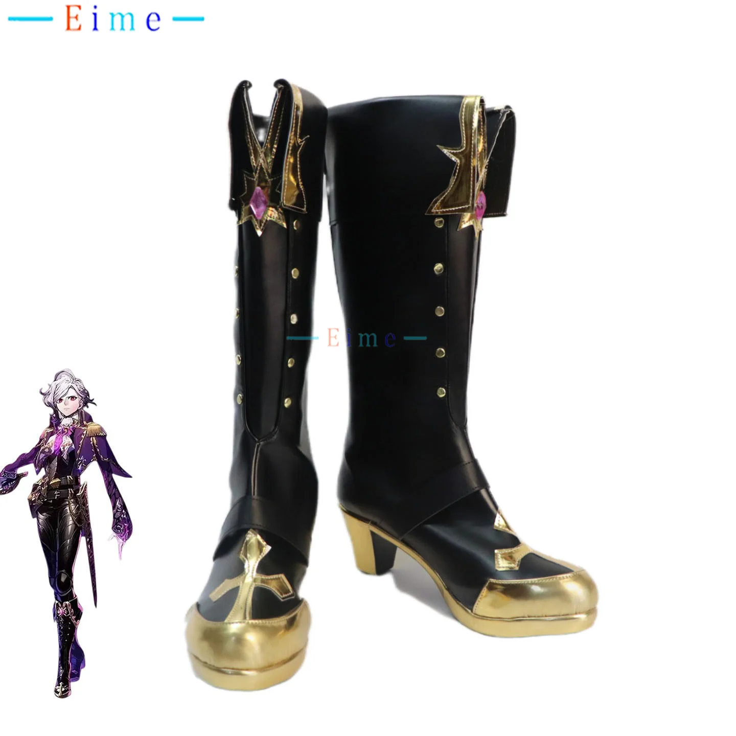 Game FGO Edmond Dantes Cosplay Shoes Halloween Carnival Boots Custom Made Big Size Pu Leather Shoes
Game FGO Edmond Dantes Cosplay Shoes Halloween Carnival Boots Custom Made Big Size Pu Leather Shoes