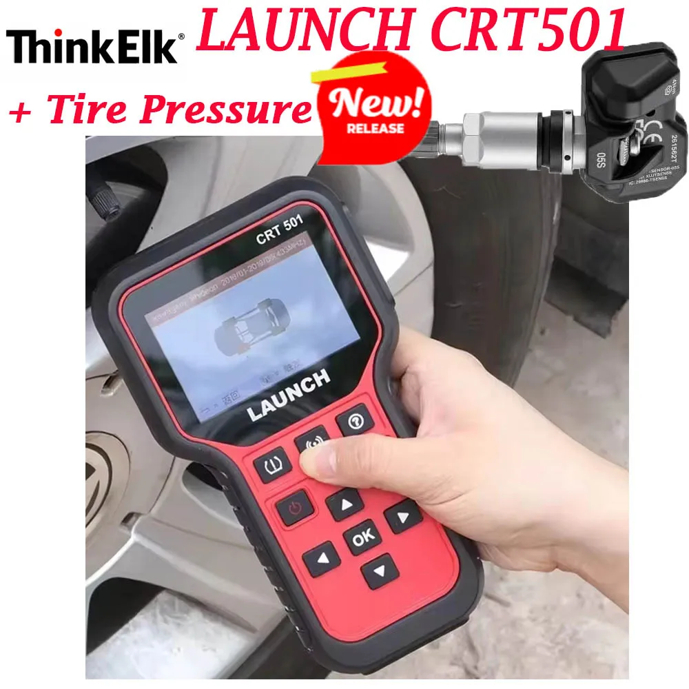 The Newest LAUNCH CRT501 CRT 501 Tire Pressure Monitor Read WriteTPMS Sensor ID Pk X-431 Tsgun Detector Diagnostic Tool
The Newest LAUNCH CRT501 CRT 501 Tire Pressure Monitor Read WriteTPMS Sensor ID Pk X-431 Tsgun Detector Diagnostic Tool