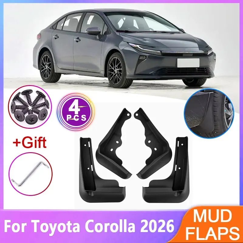 For Toyota Corolla 2026 MK12 12th E210 Facelift Wheel Anti-splash Fender Mud Flap Guard Front Rear Mudguard Mudflaps Tools 4PCS
For Toyota Corolla 2026 MK12 12th E210 Facelift Wheel Anti-splash Fender Mud Flap Guard Front Rear Mudguard Mudflaps Tools 4PCS