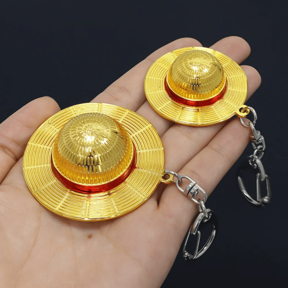 Anime merchandise One Piece Luffy straw hat accessory keychain car key King of the Pirates boy key ring
Anime merchandise One Piece Luffy straw hat accessory keychain car key King of the Pirates boy key ring