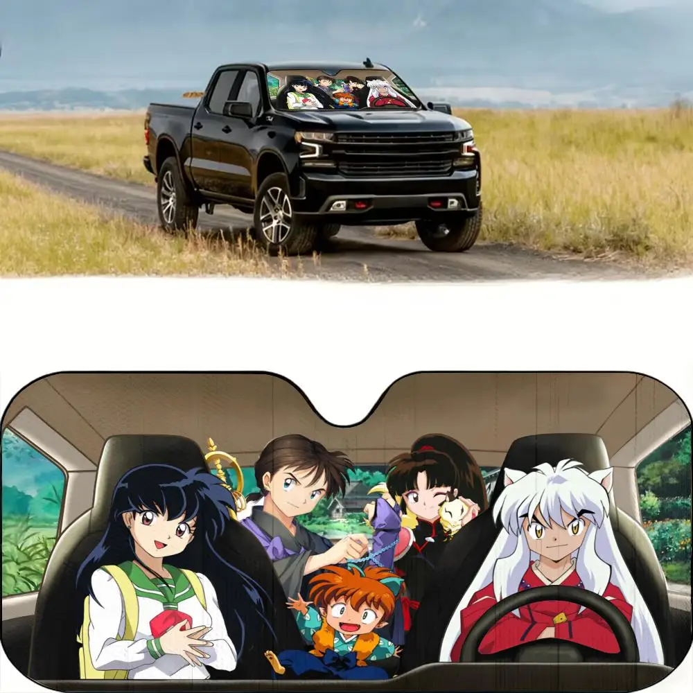 Anime I-Inuyasha Sun Visor Reusable Aluminum Foil UV Protector Heat Three-layer Insulation Windshield Sunshades
Anime I-Inuyasha Sun Visor Reusable Aluminum Foil UV Protector Heat Three-layer Insulation Windshield Sunshades