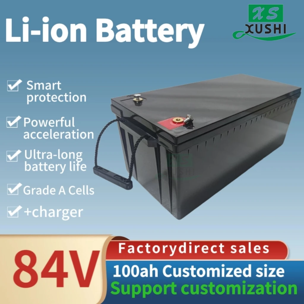 84V100Ah 85.1V 100Ah 100A BMS Batterie li-ion , pour alimentation électrique 8400W Sicile EV, pour camping-car, nettoyeur de sol
84V100Ah 85.1V 100Ah 100A BMS Batterie li-ion , pour alimentation électrique 8400W Sicile EV, pour camping-car, nettoyeur de sol