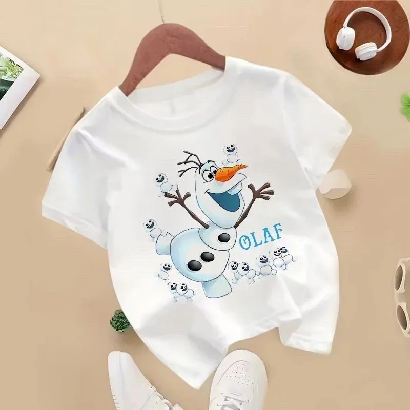 Casual short sleeve Frozen Olaf t-shirt for children aged 4 to 14 with cute design, comfortable fabric for daily and outdoor act
Casual short sleeve Frozen Olaf t-shirt for children aged 4 to 14 with cute design, comfortable fabric for daily and outdoor act