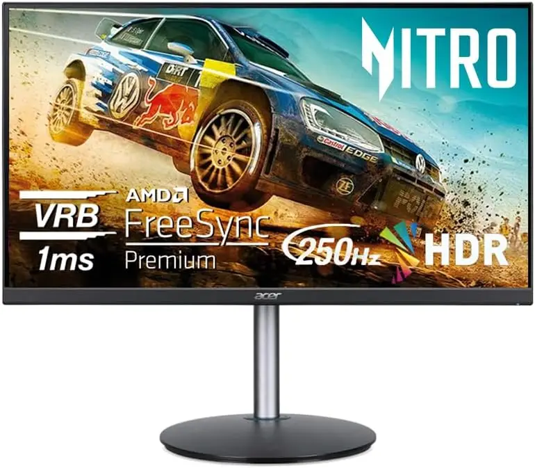 24,5-дюймовый игровой монитор Full HD с AMD FreeSync Premium, частотой обновления 250 Гц, временем отклика 1 мс, подставкой ErgoStand и множеством портов
24,5-дюймовый игровой монитор Full HD с AMD FreeSync Premium, частотой обновления 250 Гц, временем отклика 1 мс, подставкой ErgoStand и множеством портов