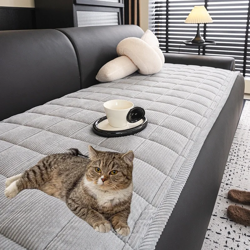 Modern Minimalist Check Pattern Quilting Sofa Cushion Thick Plush Pet Friendly Sofa Protection Anti-Slip Sofas Towel for Home
Modern Minimalist Check Pattern Quilting Sofa Cushion Thick Plush Pet Friendly Sofa Protection Anti-Slip Sofas Towel for Home