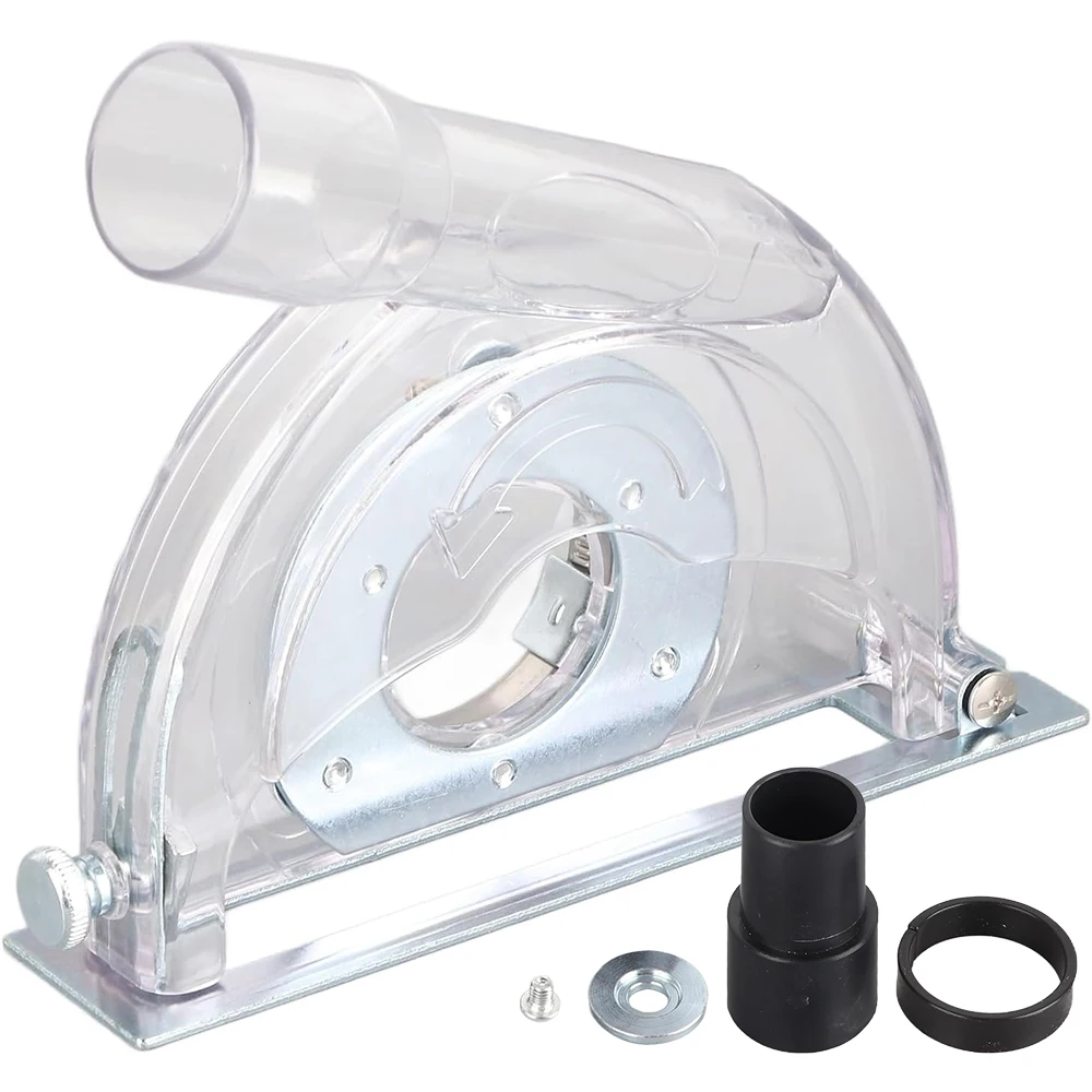 Dust Extractor Cutting Guard Suitable For 4-5" Diameter Angle Grinder And 3"/4"/5" Saw Blades Transparent Grinding Dust Cover
Dust Extractor Cutting Guard Suitable For 4-5" Diameter Angle Grinder And 3"/4"/5" Saw Blades Transparent Grinding Dust Cover