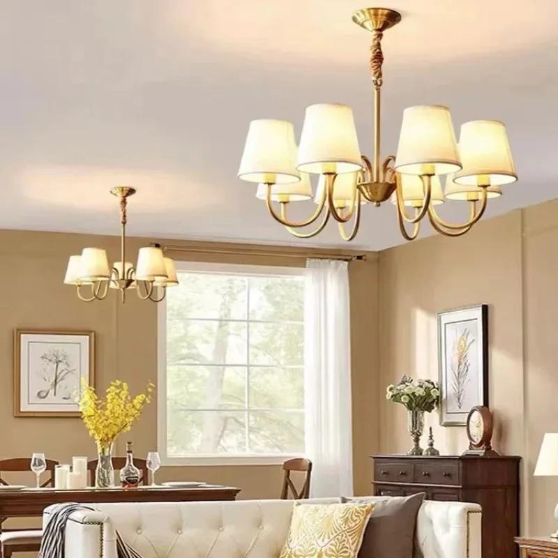 Chandelier For Living Room Bedroom Study Kitchen Interior American Style Design Hanging Lamp Gold Brass Pendant Ligh
Chandelier For Living Room Bedroom Study Kitchen Interior American Style Design Hanging Lamp Gold Brass Pendant Ligh