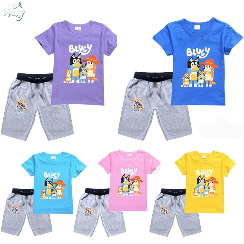Bourrouilh Cute Two-piece Children's Clothing Summer Clothing Short Sleeve Shorts For Men And Women Cool Summer Clothes.
Bourrouilh Cute Two-piece Children's Clothing Summer Clothing Short Sleeve Shorts For Men And Women Cool Summer Clothes.