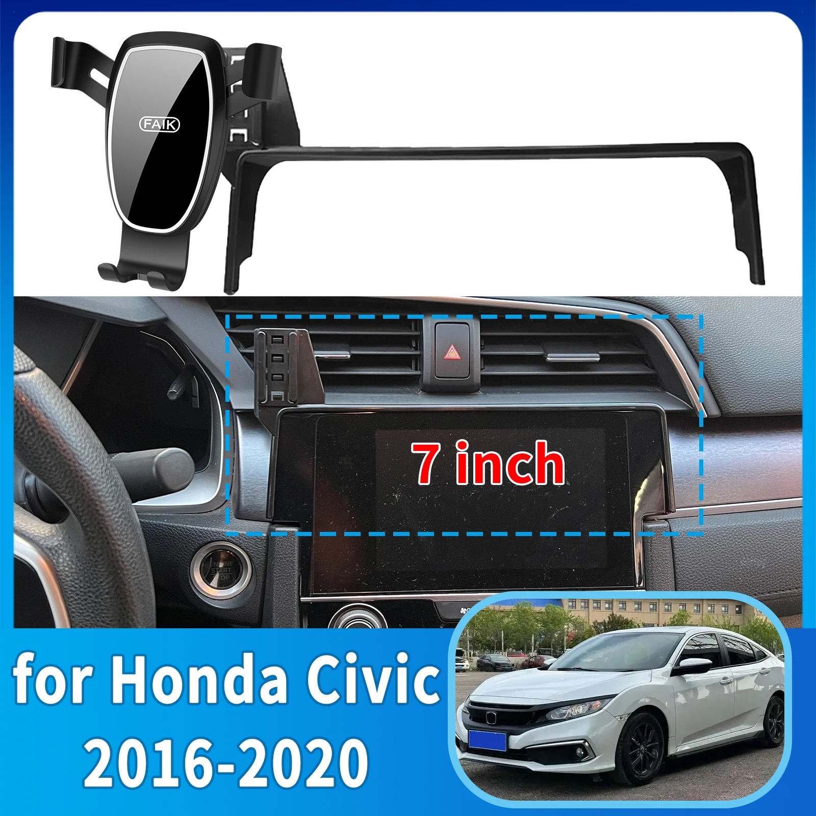 fit for Honda Civic 2016-2020 Hatchback TYPE R Anti-Shake Screen Base Phone Holder Mount Stand Dedicated Car accessoires
fit for Honda Civic 2016-2020 Hatchback TYPE R Anti-Shake Screen Base Phone Holder Mount Stand Dedicated Car accessoires