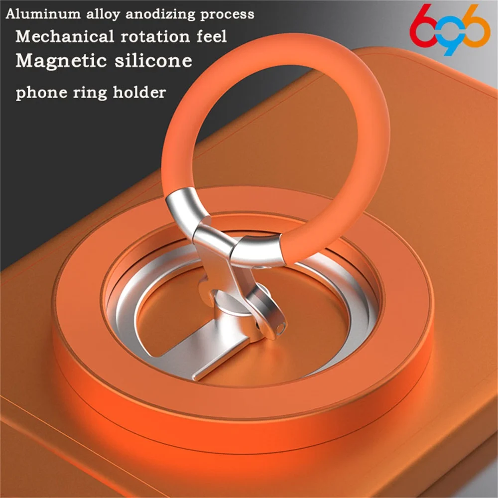 Fashion Double Sided Magnetic Phone Ring Holder Foldable Phone Holder Phone Accessory Holder Silicone Bracket 360° Rotation
Fashion Double Sided Magnetic Phone Ring Holder Foldable Phone Holder Phone Accessory Holder Silicone Bracket 360° Rotation