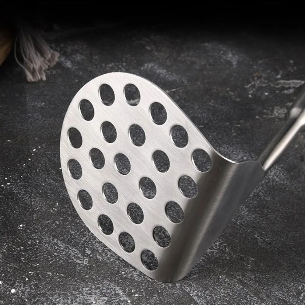 Potato Masher 304 Stainless Steel Silver Color Manual Crusher Kitchen Veggie Tool Fruit Presser Multifunction Food Processor
Potato Masher 304 Stainless Steel Silver Color Manual Crusher Kitchen Veggie Tool Fruit Presser Multifunction Food Processor