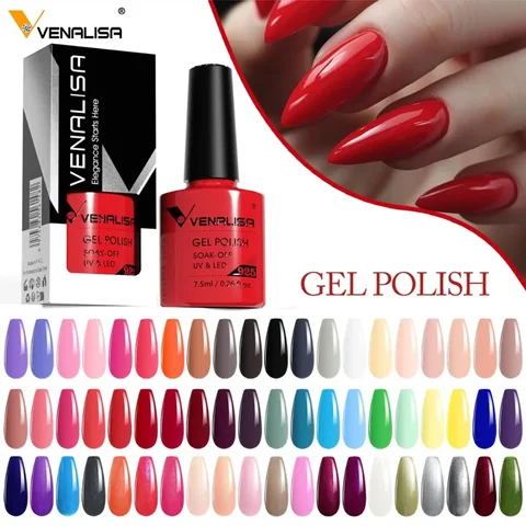 Venalisa 7.5ml mode brillant tremper UV Gel vernis à ongles cosmétiques Nail Art manucure ongles Gel vernis conseils vernis à ongles