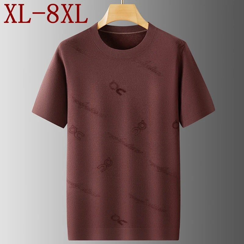 8XL 7XL 6XL Джерси Hombre 2025 Новый осенний элитный роскошный тонкий шерстяной свитер Мужской пуловер с короткими рукавами Свободные джемперы с принтом
8XL 7XL 6XL Джерси Hombre 2025 Новый осенний элитный роскошный тонкий шерстяной свитер Мужской пуловер с короткими рукавами Свободные джемперы с принтом