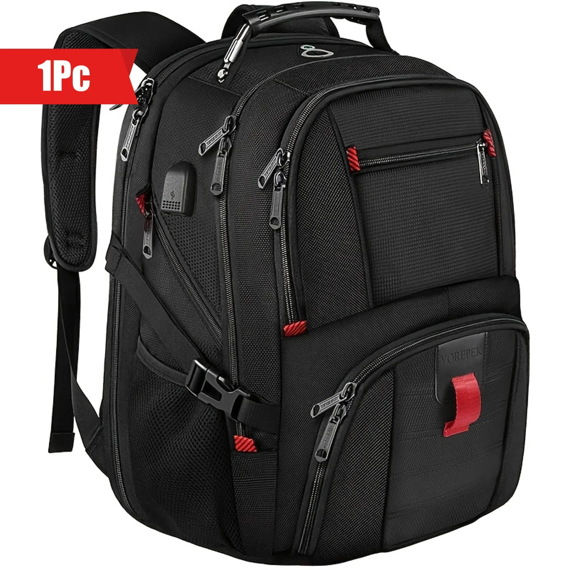 Мужской дорожный рюкзак, большая сумка для ноутбука емкостью 13,21 галлона, деловая рабочая сумка с USB-портом для зарядки, подходит для 17-дюймовых ноутбуков.
Мужской дорожный рюкзак, большая сумка для ноутбука емкостью 13,21 галлона, деловая рабочая сумка с USB-портом для зарядки, подходит для 17-дюймовых ноутбуков.