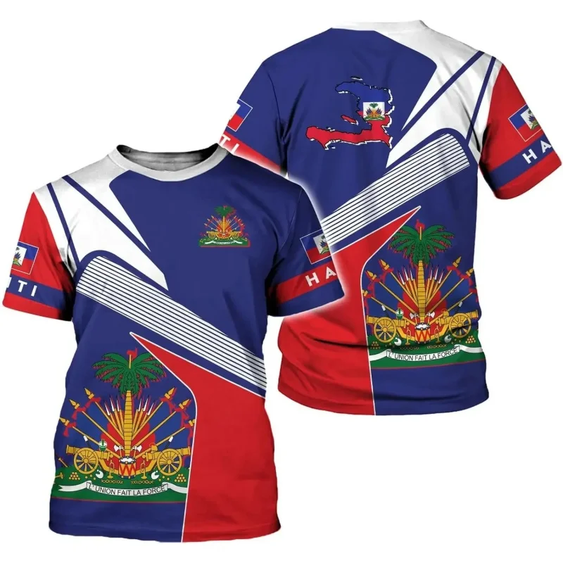 Haiti national emblem pattern 3D The flag of Haiti sport Quickdry Breatha menT-shirt Outdoor team training parent-childclothing
Haiti national emblem pattern 3D The flag of Haiti sport Quickdry Breatha menT-shirt Outdoor team training parent-childclothing