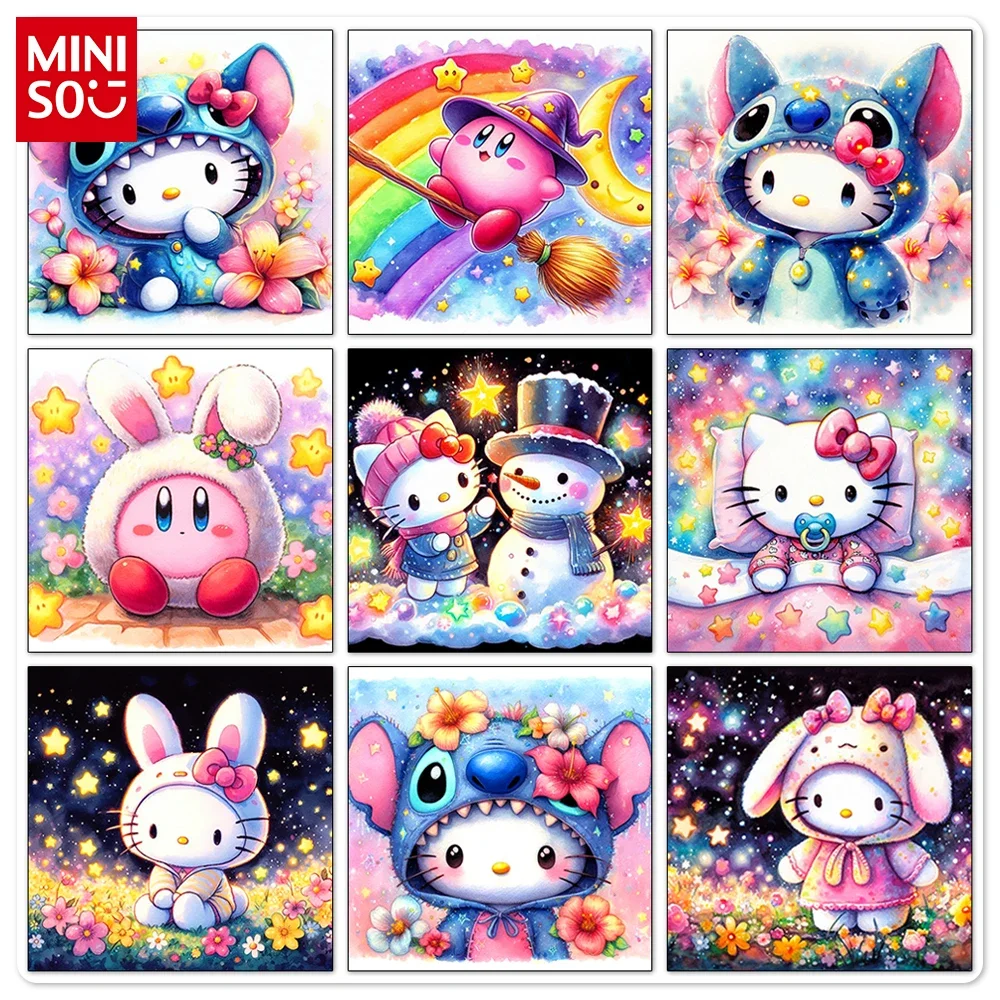 MINISO Sanrio 5D Diamond Painting Hello Kitty Rhinestone Picture Diamond Mosaic Inlay Diy Children's Bedroom Decor Girl Gift
MINISO Sanrio 5D Diamond Painting Hello Kitty Rhinestone Picture Diamond Mosaic Inlay Diy Children's Bedroom Decor Girl Gift