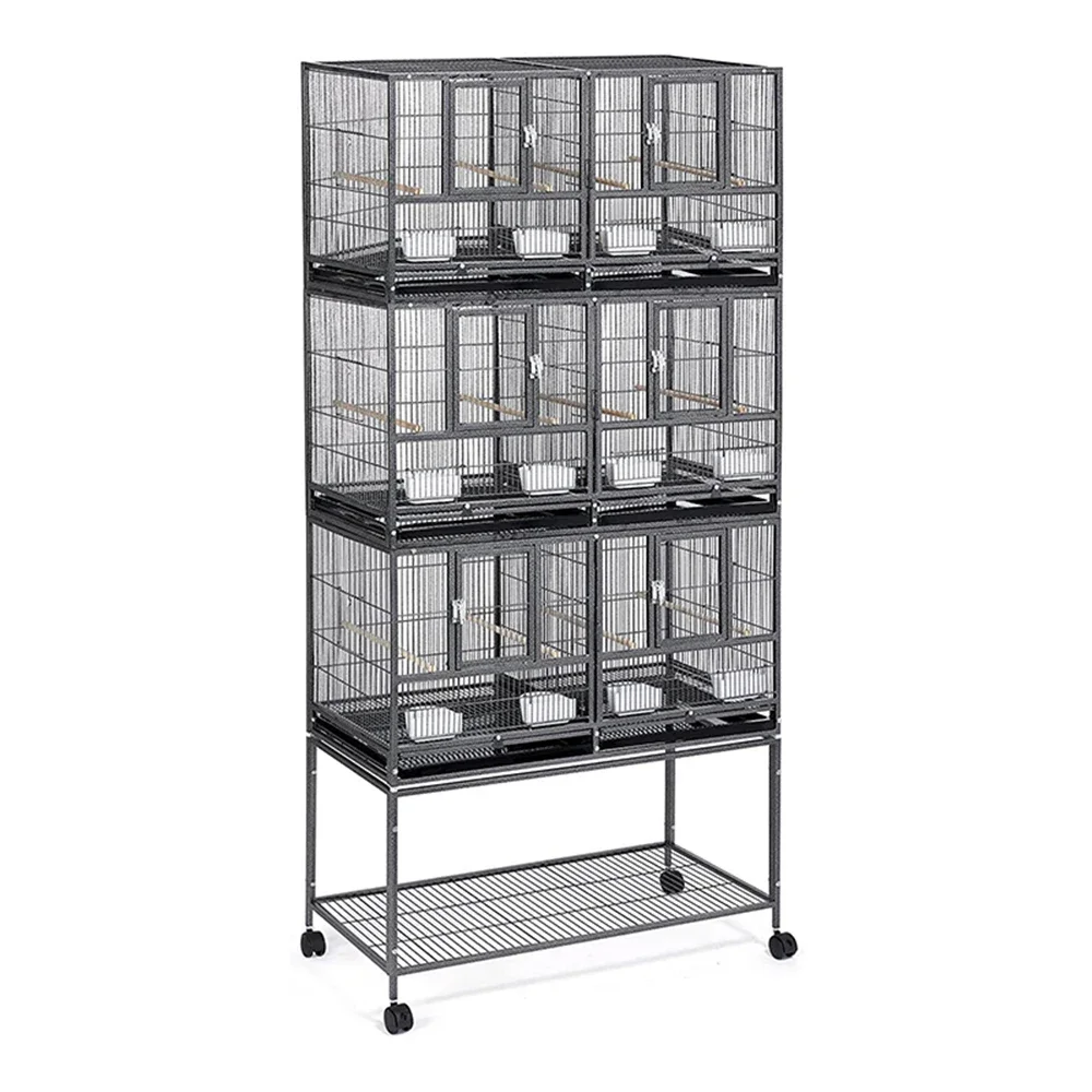 Luxury Three Floors Foldable Metal Parrot House Big Size Breeding Large Bird Cage with Tray Feeding Box Movable
Luxury Three Floors Foldable Metal Parrot House Big Size Breeding Large Bird Cage with Tray Feeding Box Movable