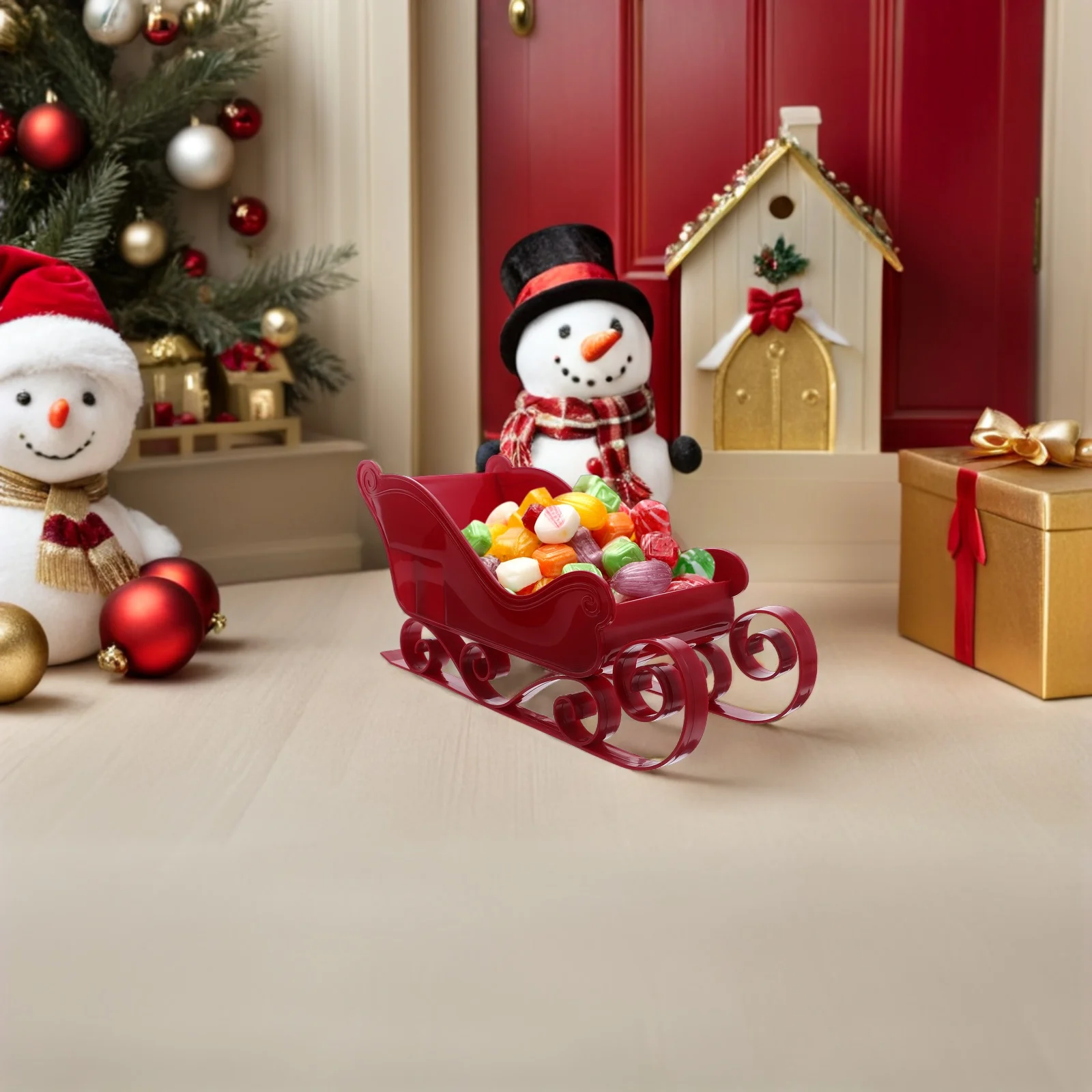 Exquisite Plastic Christmas Sleigh Ornament Mini Sled Decor Desktop Holiday Party Decoration Xmas Tree Hanging Pendant Sleigh
Exquisite Plastic Christmas Sleigh Ornament Mini Sled Decor Desktop Holiday Party Decoration Xmas Tree Hanging Pendant Sleigh
