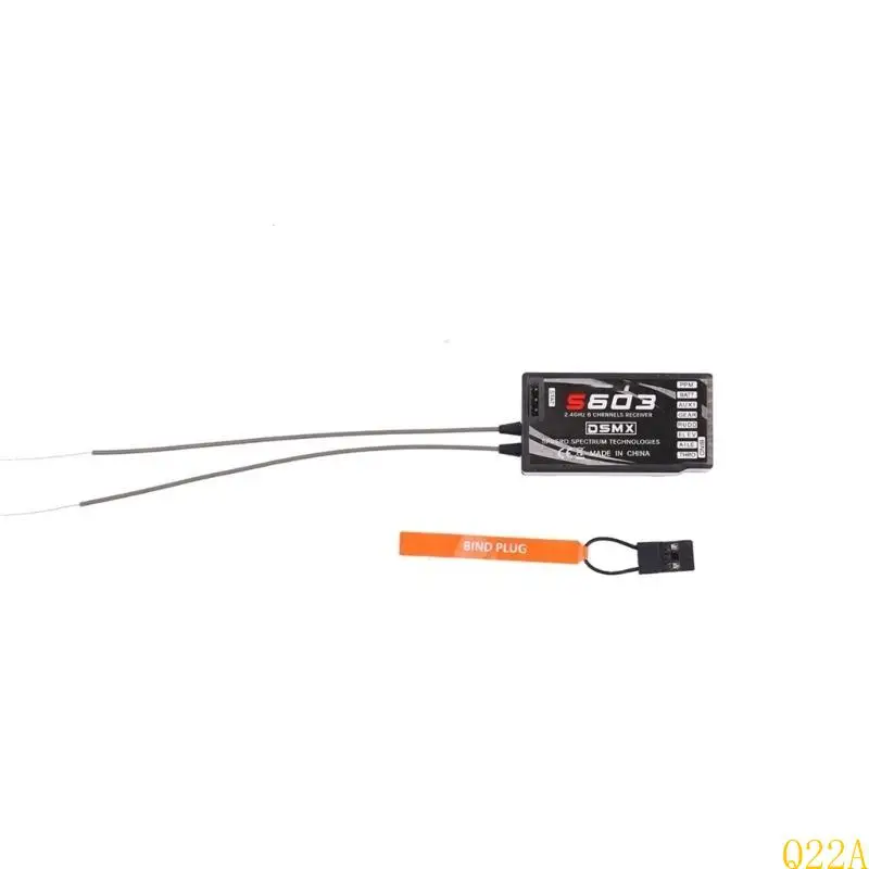 Q22A S603 DSM2 2,4 ГГц 6CHANLE DSM2 -приемник заменяет AR6210 2 антенны для передатчика DX6I DX8 DSX7 DSX9
Q22A S603 DSM2 2,4 ГГц 6CHANLE DSM2 -приемник заменяет AR6210 2 антенны для передатчика DX6I DX8 DSX7 DSX9