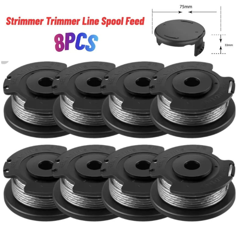8PCS Trimmer Line Spool Feed Replacement Spools & Covers For Bosch F016800569 F016800385 F016F04557 Grass Trimmer Spools
8PCS Trimmer Line Spool Feed Replacement Spools & Covers For Bosch F016800569 F016800385 F016F04557 Grass Trimmer Spools