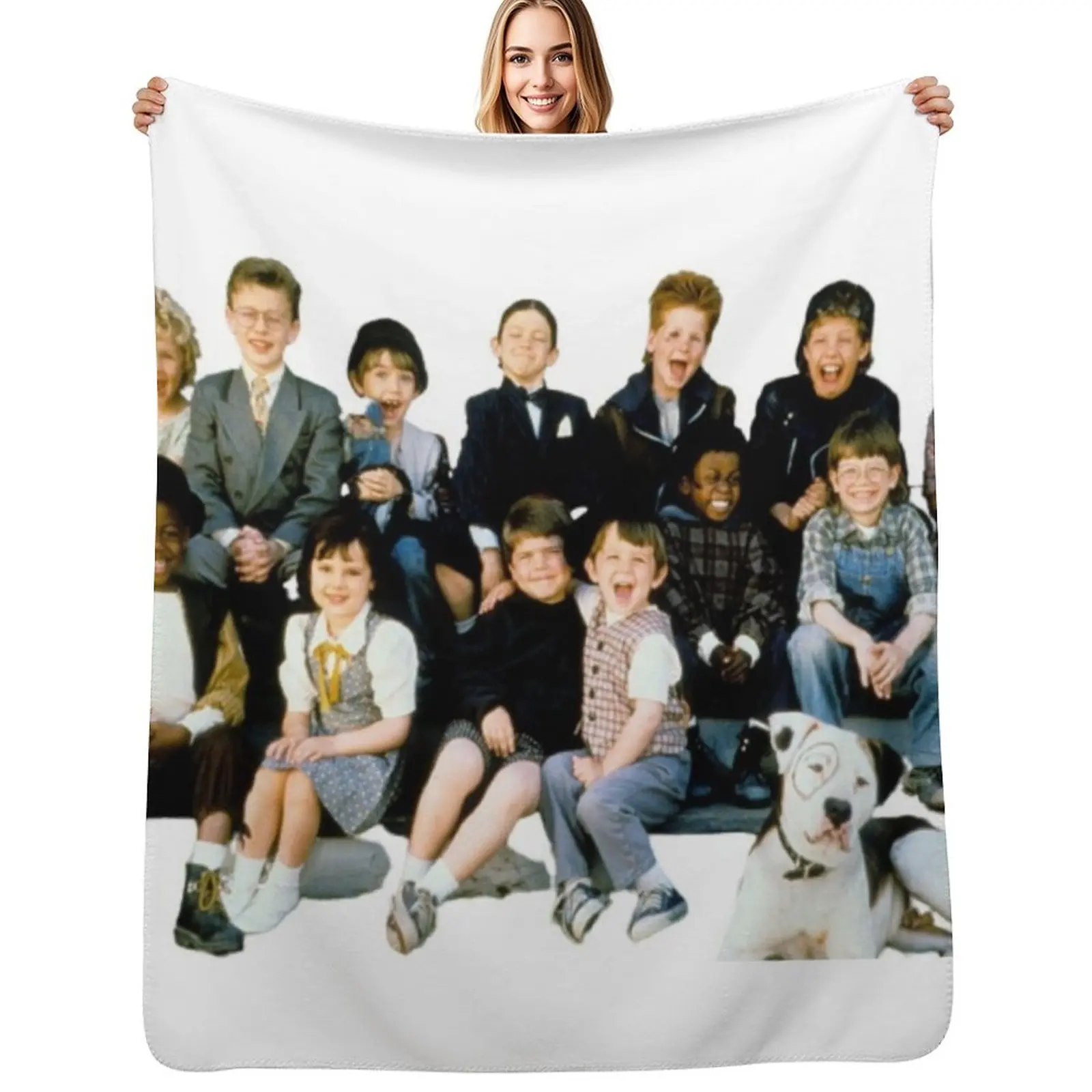 Pete The Pup And The Little Rascals Throw Blanket Cozy Sofa Blanket for TV Watching Napping
Pete The Pup And The Little Rascals Throw Blanket Cozy Sofa Blanket for TV Watching Napping