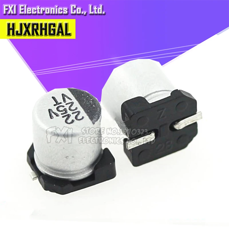 10PCS Electrolytic capacitor 25V22UF 6*5mm SMD aluminum electrolytic capacitor 22uf 25v
10PCS Electrolytic capacitor 25V22UF 6*5mm SMD aluminum electrolytic capacitor 22uf 25v