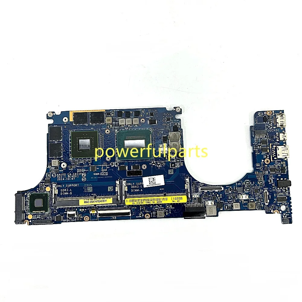 For Dell Precision M3800 Motherboard 0V919M AAU00 LA-C011P i7-4712HQ CPU With Graphic Working Good
For Dell Precision M3800 Motherboard 0V919M AAU00 LA-C011P i7-4712HQ CPU With Graphic Working Good