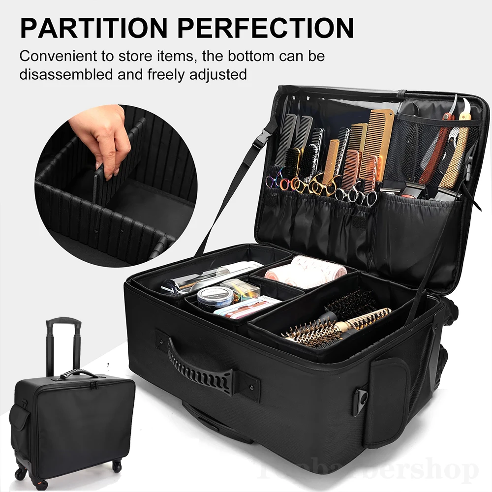 Rolling Makeup Train Case Large Cosmetic Trolley Nail Art Storage Box Hair Styling Tools Organizer With Wheels
Rolling Makeup Train Case Large Cosmetic Trolley Nail Art Storage Box Hair Styling Tools Organizer With Wheels