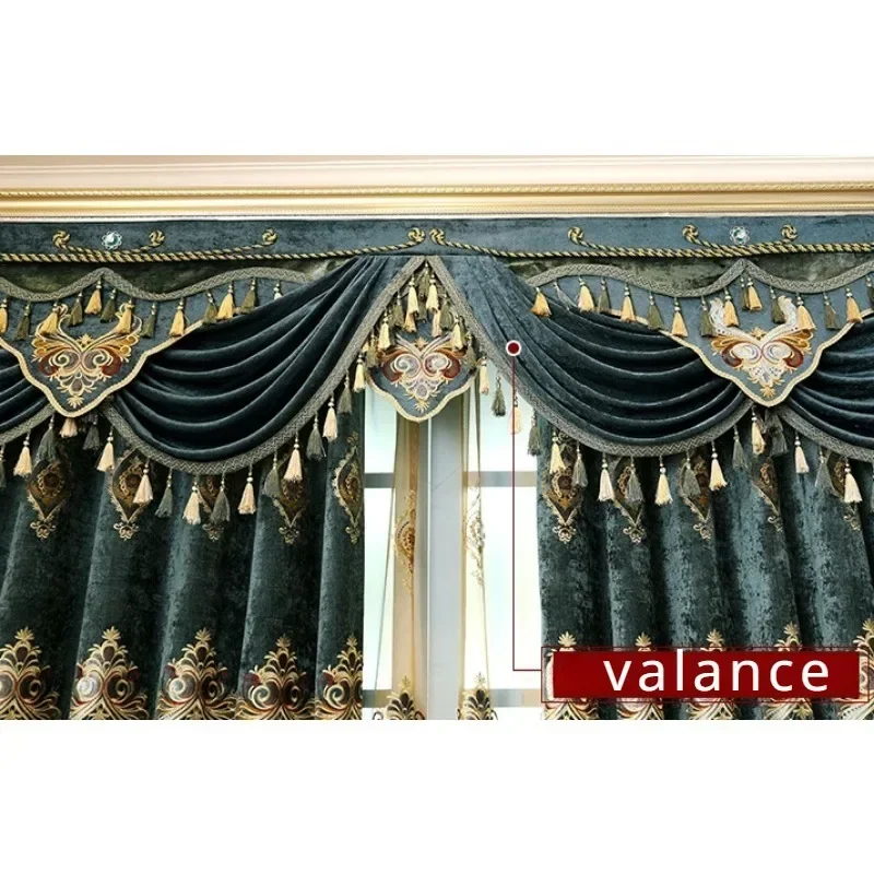 European Embroidered Curtains For Living Dining Room Bedroom Balcony Floor Window Customized Villa Blue Chenille High Shading
European Embroidered Curtains For Living Dining Room Bedroom Balcony Floor Window Customized Villa Blue Chenille High Shading
