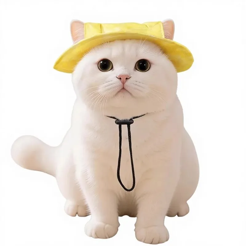 Cute Cat & Dog Summer Sunscreen Polyester Fisherman Hat-All Seasons Pet Sun Hat
Cute Cat & Dog Summer Sunscreen Polyester Fisherman Hat-All Seasons Pet Sun Hat