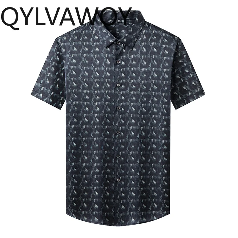 QYLVAWOY 90.8% Mulberry Silk Men's Shirts Floral Shirt Short Sleeve Shirts for Man Summer Tops Cool Camisas De Hombre Breathable
QYLVAWOY 90.8% Mulberry Silk Men's Shirts Floral Shirt Short Sleeve Shirts for Man Summer Tops Cool Camisas De Hombre Breathable